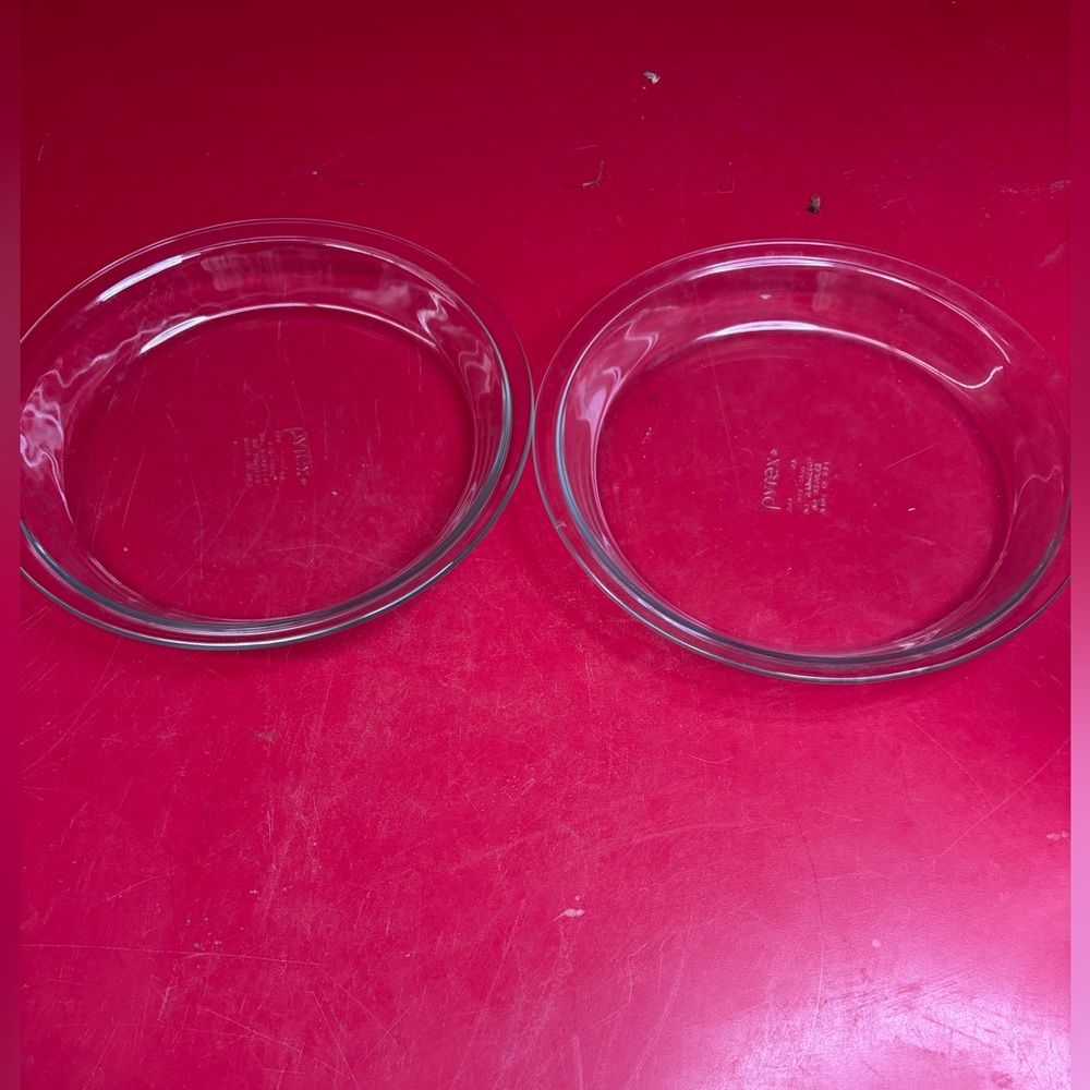 Pyrex Clear Glass Baking Plates